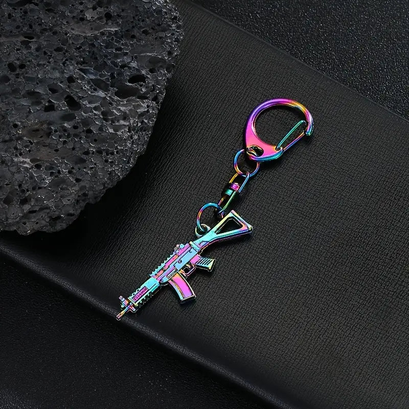 Holographic Gun Keychain