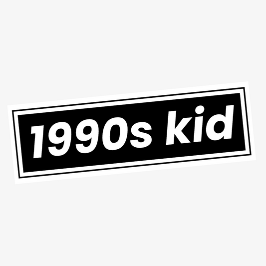 1990s Kid Sticker