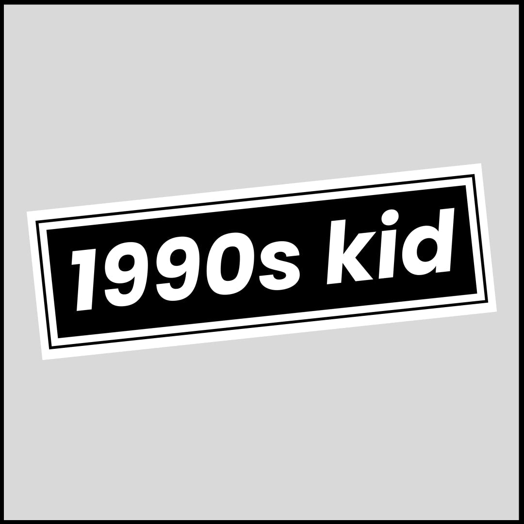 1990s Kid Sticker