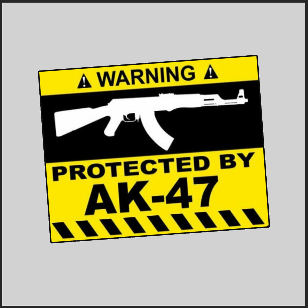 Protected By AK47 Sticker
