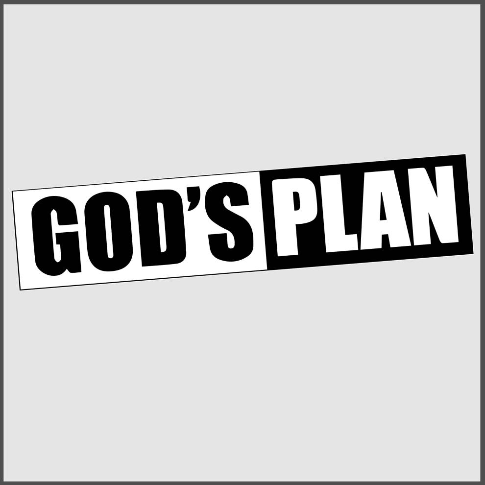 God's Plan Sticker