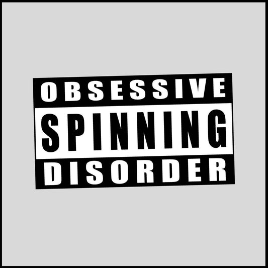 Obsessive Spinning Disorder Sticker