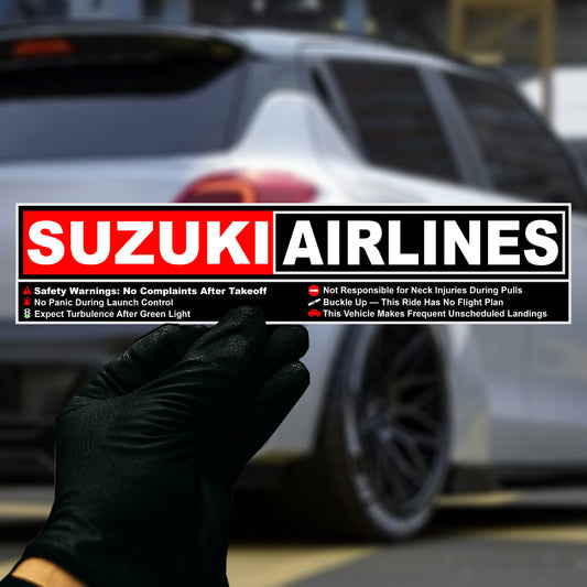 Suzuki Airlines Sticker