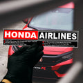 Honda Airline Sticker