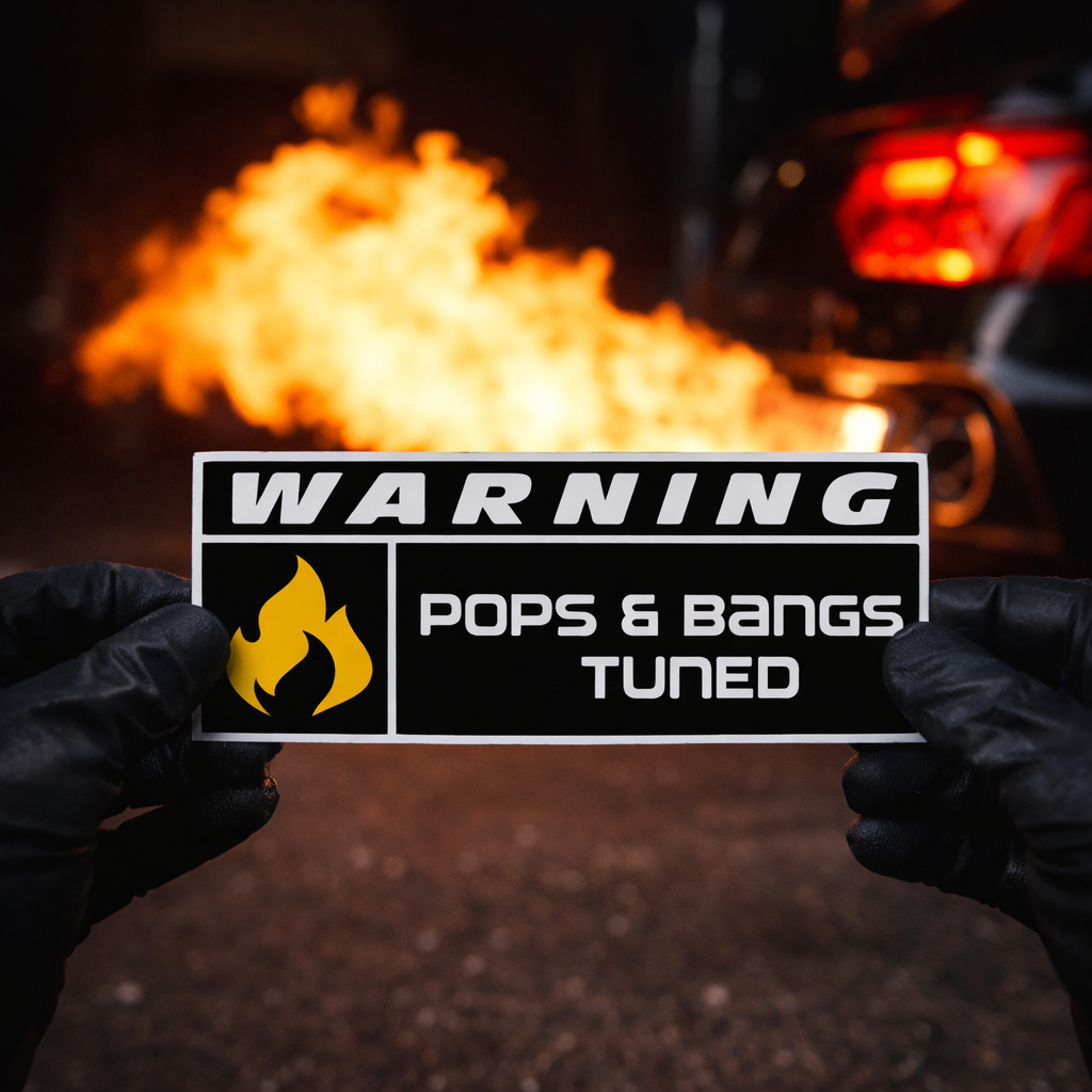 Pops And Bangs Tuned Sticker