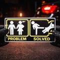 Problem Solved Sticker
