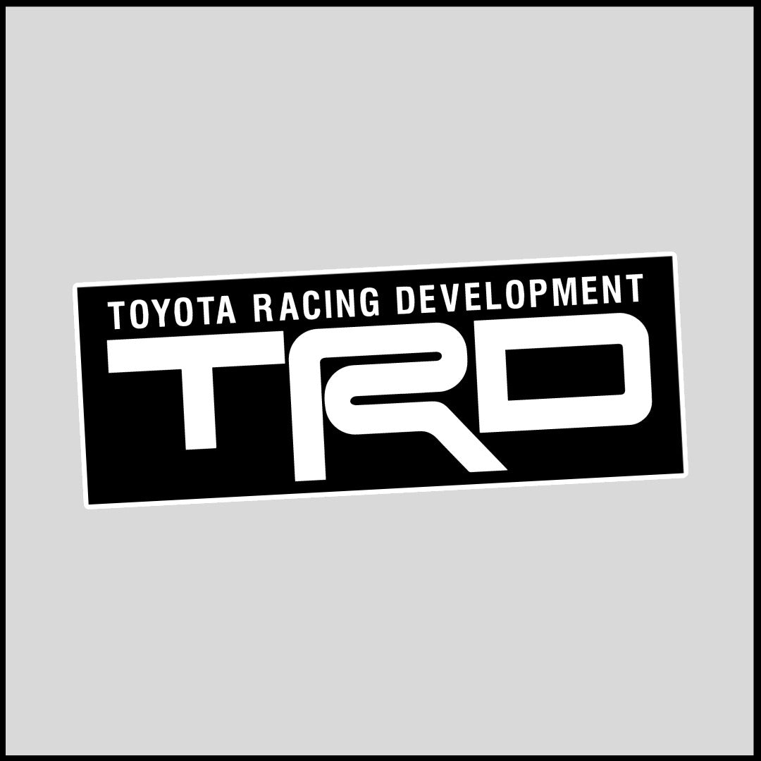 TRD Black Sticker