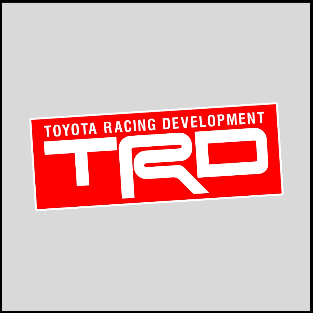 TRD Red Sticker