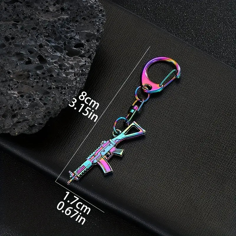 Holographic Gun Keychain